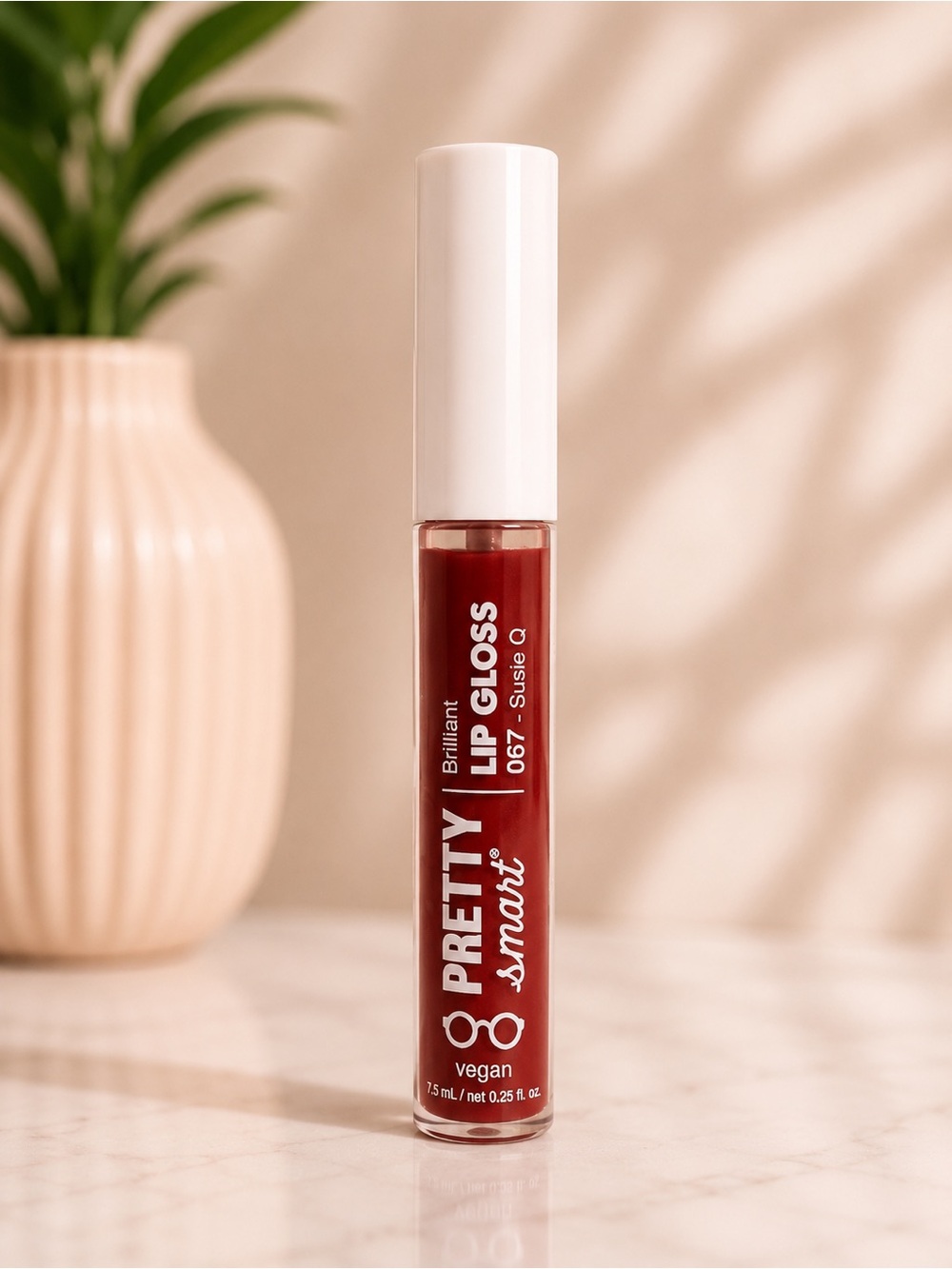 Brilliant Lip Gloss — Pretty Smart Brilliant Lip Gloss #067 Susie Q (vegan)